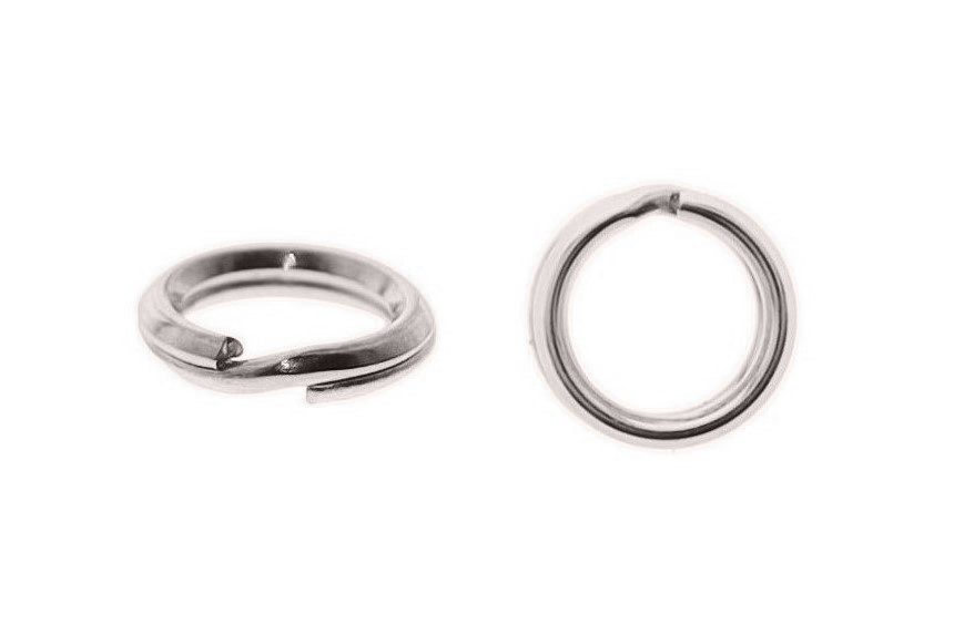 Split Rings 6mm Sterling Silver Packet 10 (SP6S) | Lindsay's